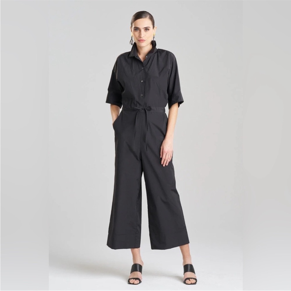 Natori Techno Poplin Jumpsuit, Size: L